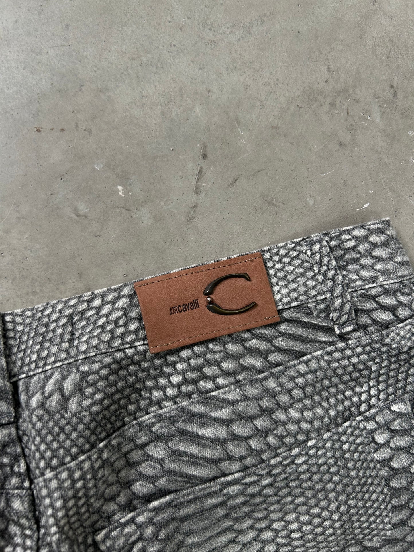 Just Cavalli Snake Denim (S)