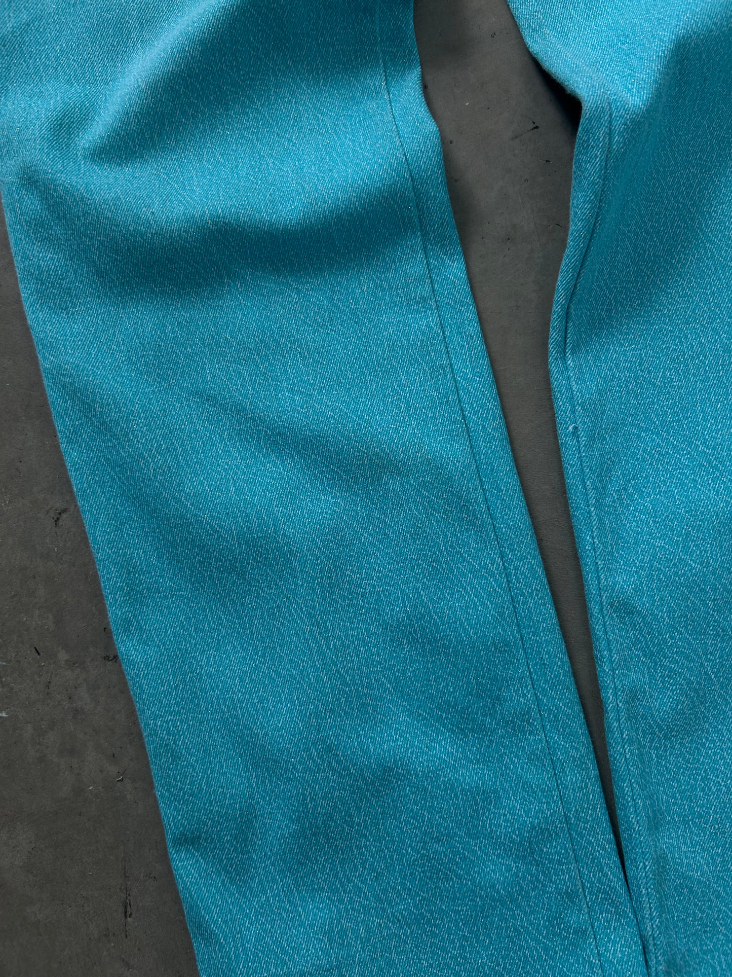 Cavalli Jeans Blue Shiny Denim (S)