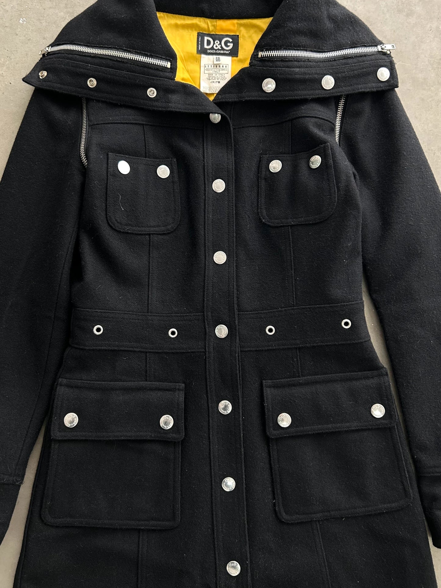 Dolce & Gabbana Dettachable Sleeves Parka