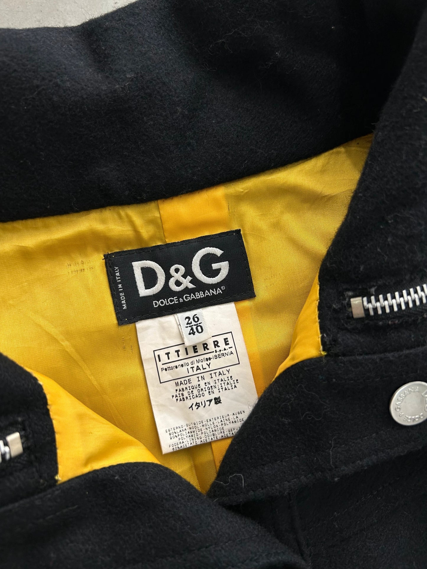 Dolce & Gabbana Dettachable Sleeves Parka