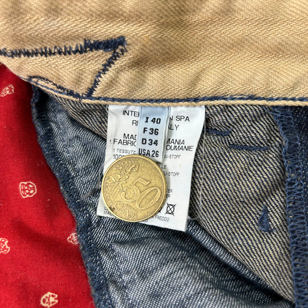 Marithé + François Girbaud "USA Flag" Wash Straight Leg Denim Jeans