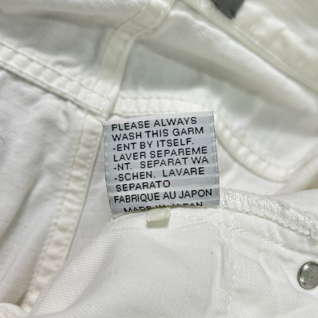 Dior Skinny White Denim Jeans