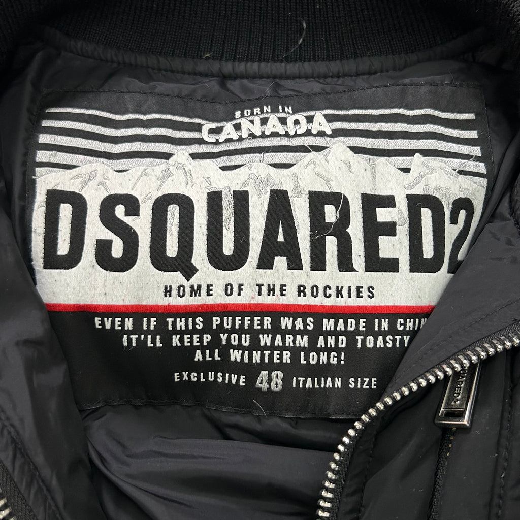 Dsquared2 Multi-Pocket Puffer Bomber Jacket