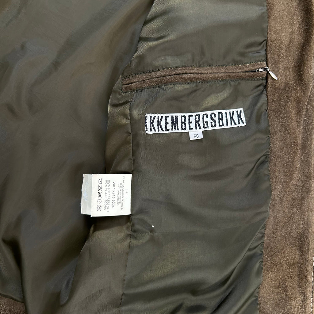 Dirk Bikkembergs Brown Suede Bondage Jacket
