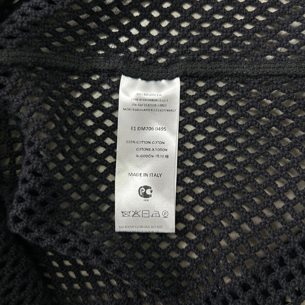 Dirk Bikkembergs Sport Couture Black Mesh Tank Top