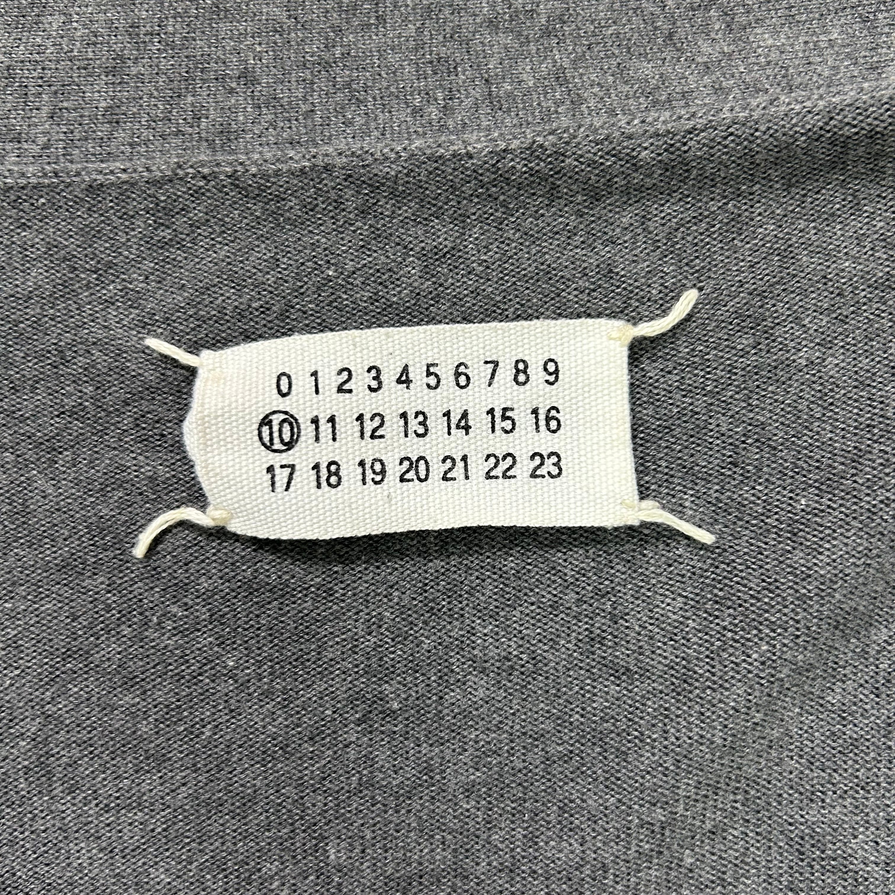 Maison Martin Margiela MM10 Classic Grey Cardigan