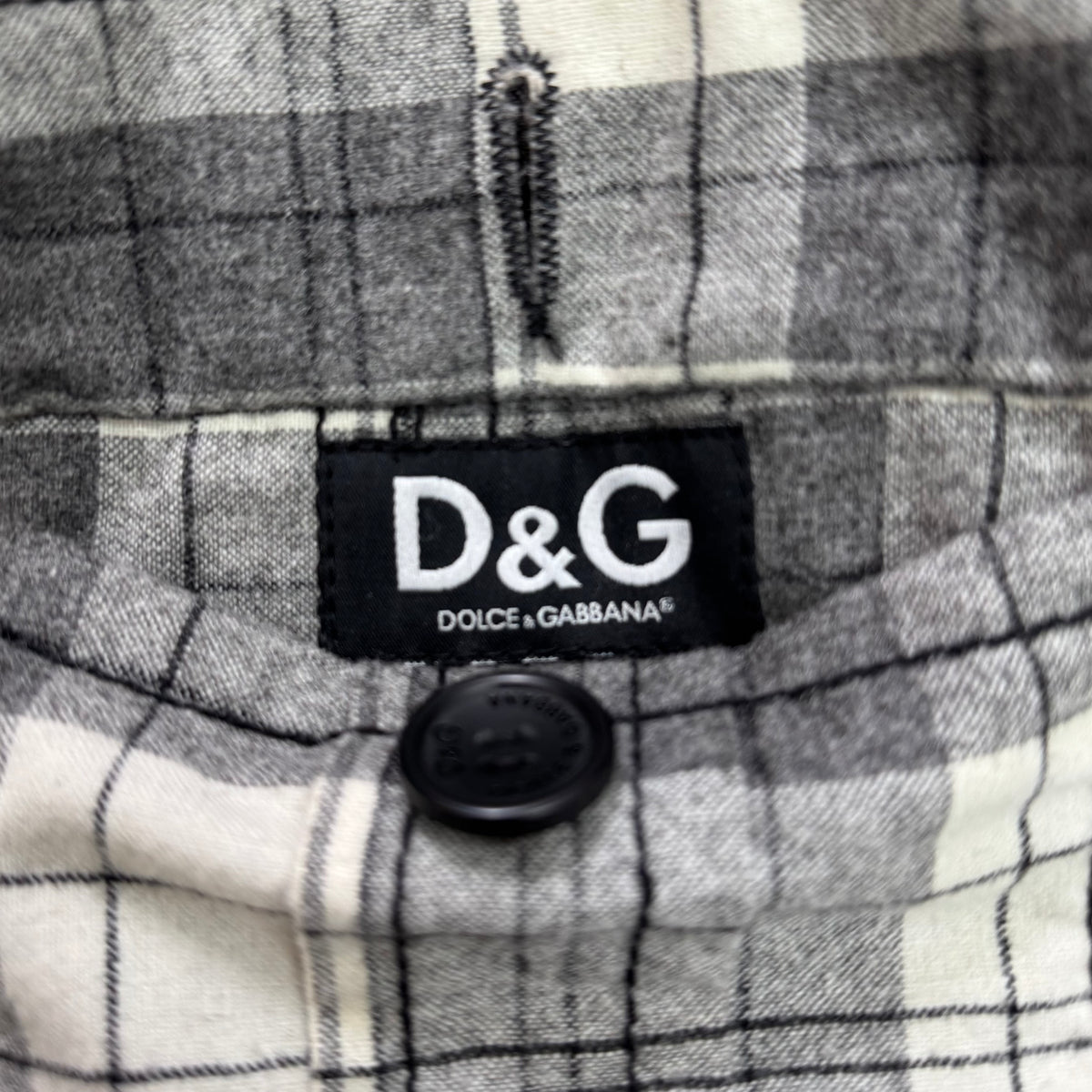 Dolce & Gabbana Reversible Patchwork Leather Checkered Jacket