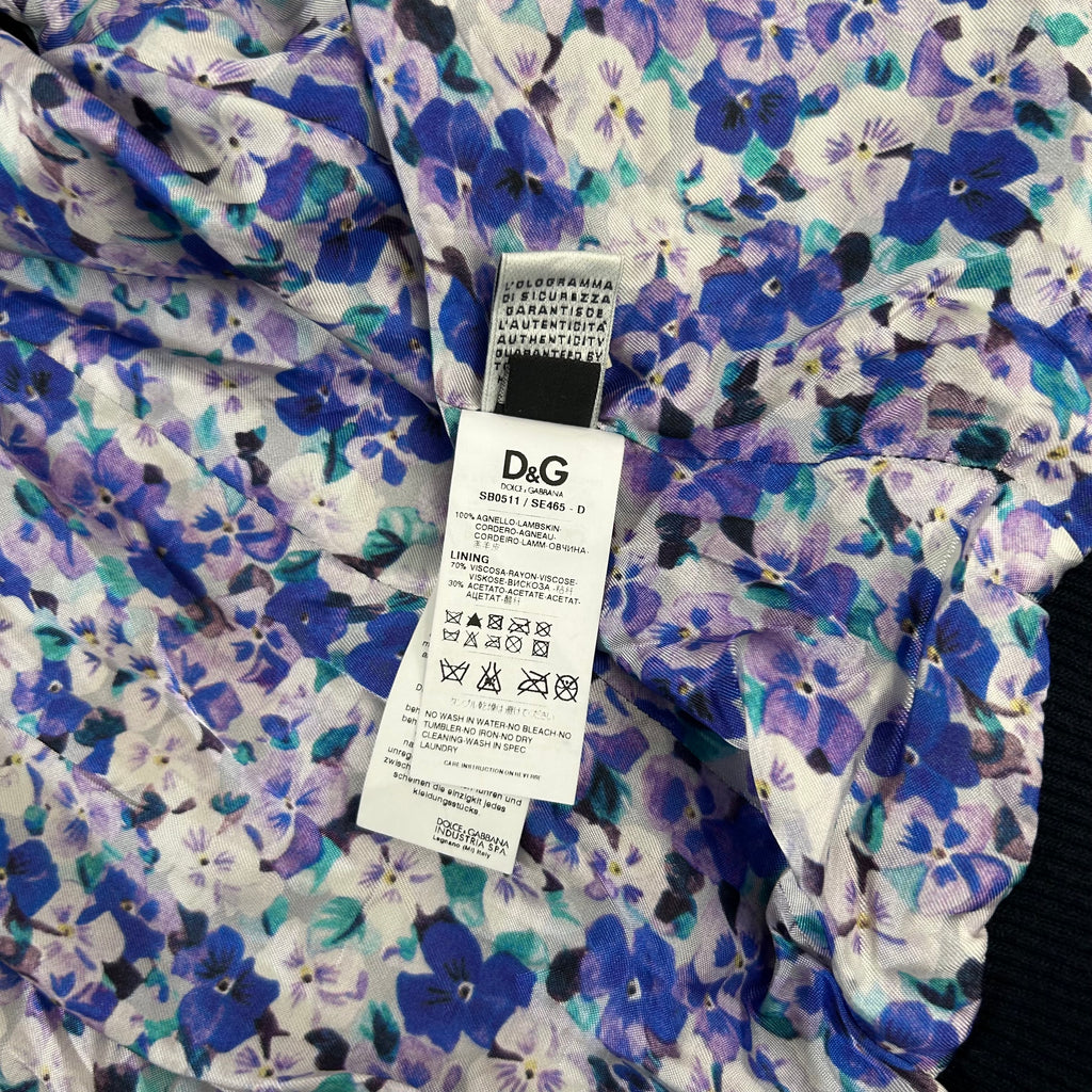 Dolce & Gabbana 2000´s Navy Suede Jacket