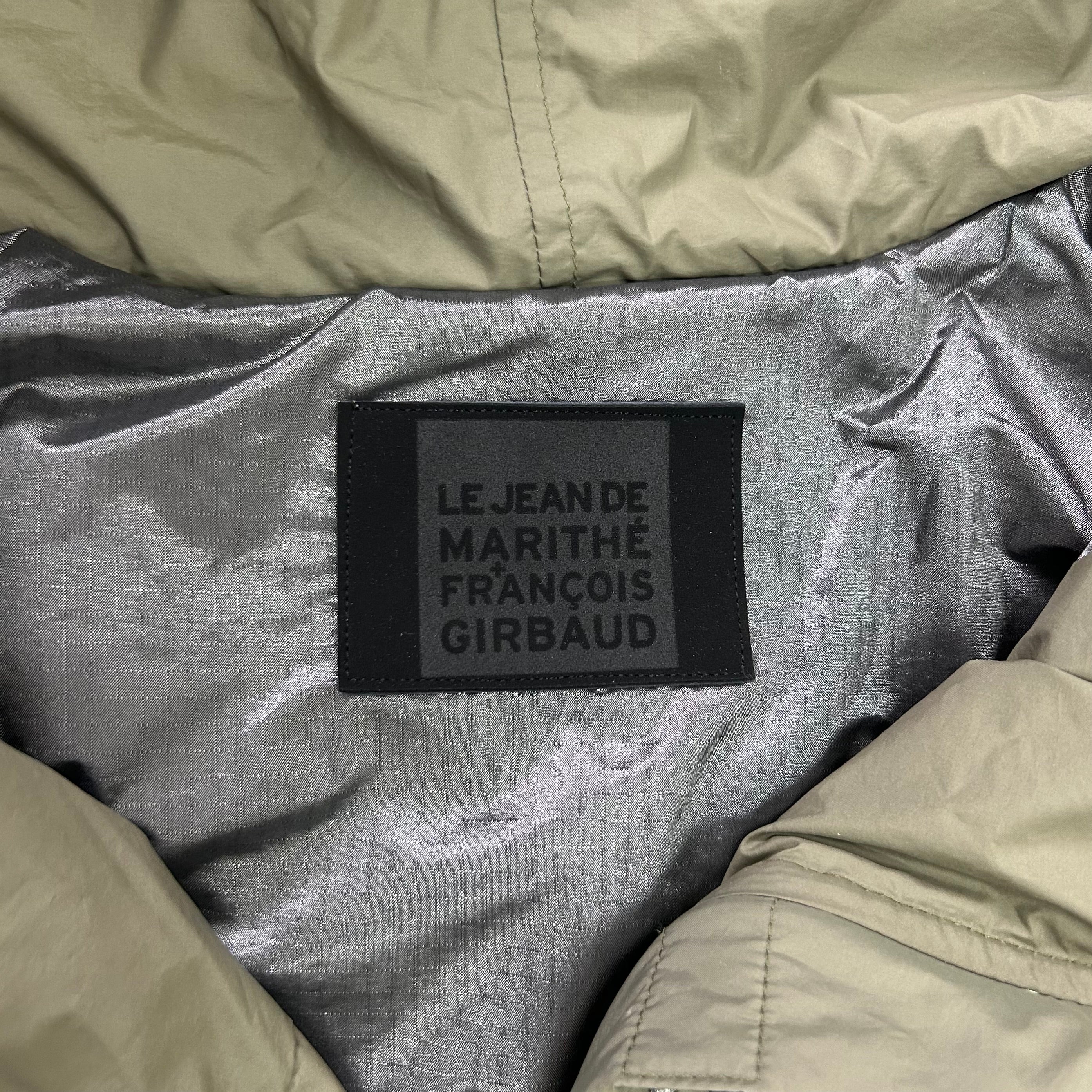 Marithé + François Girbaud 2000s Technical Long Nylon Trench Coat Khaki