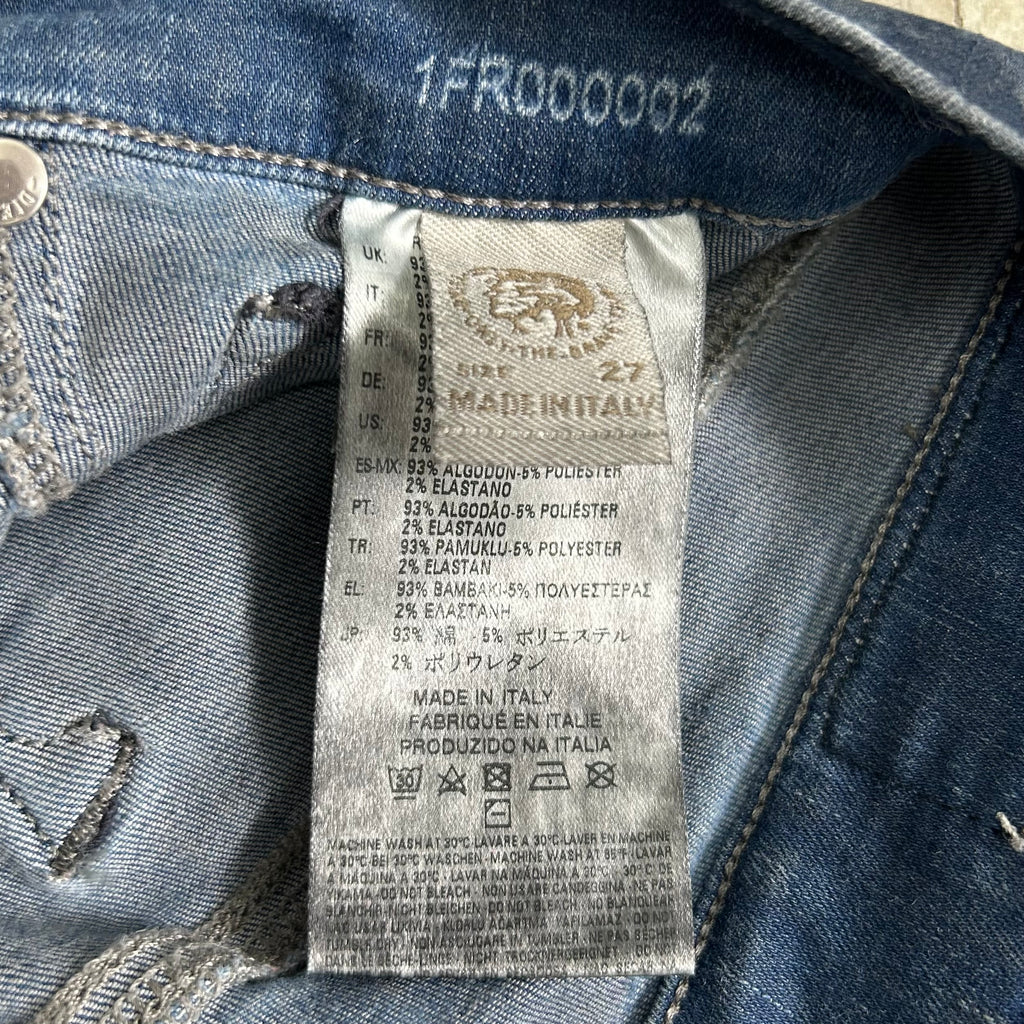 Diesel Skinny Blue Camouflage Jeans