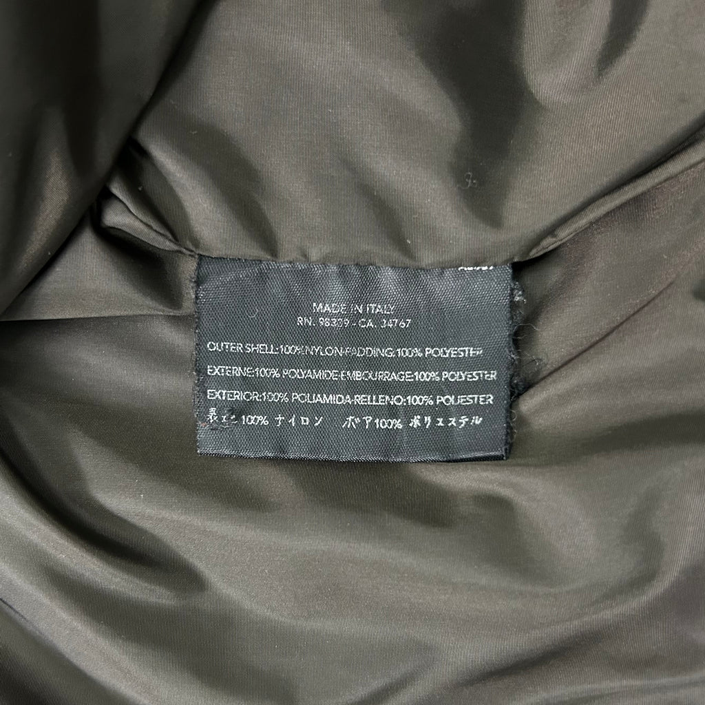 Prada Nylon Green Brown Long Coat