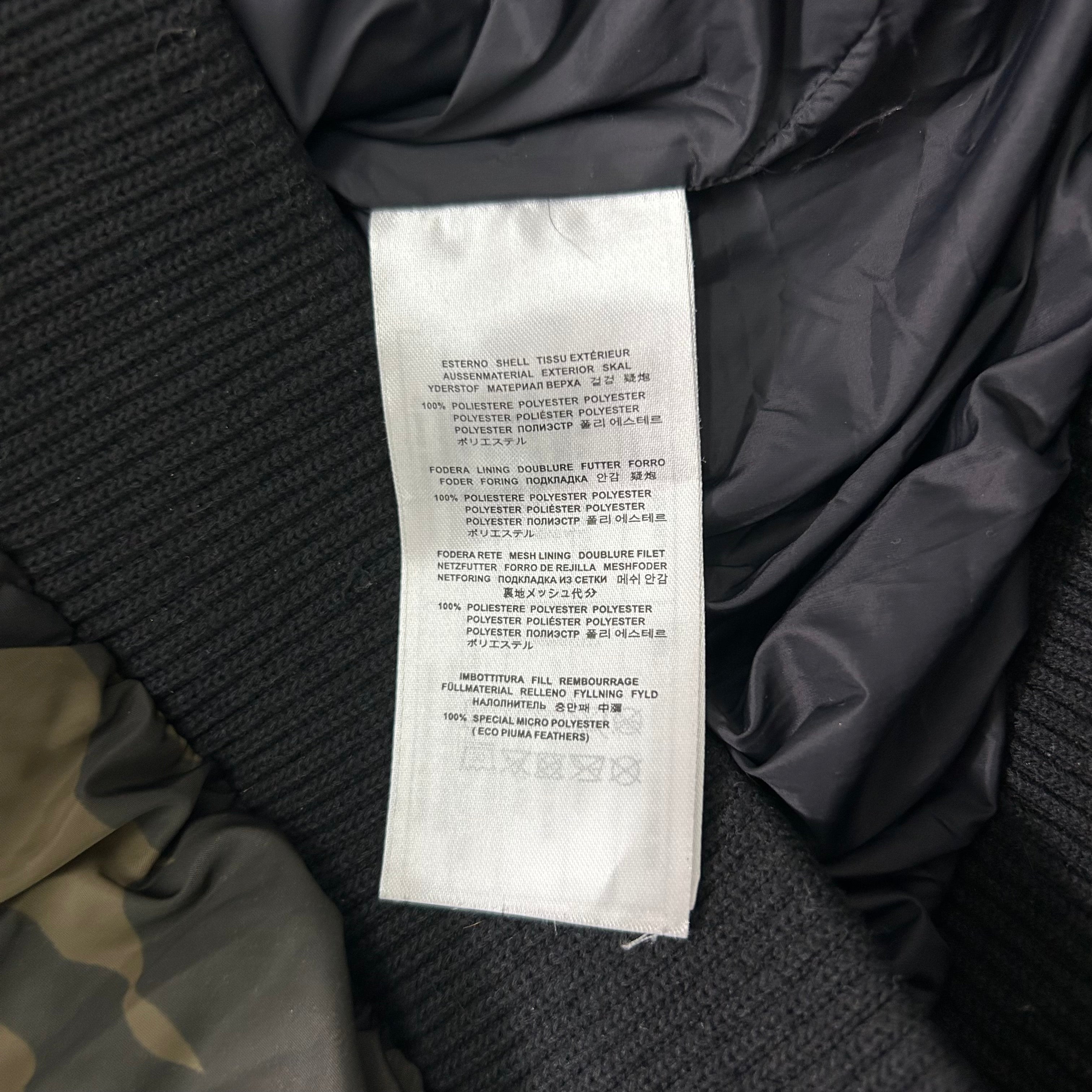 Dsquared2 Camo Fur Down Jacket