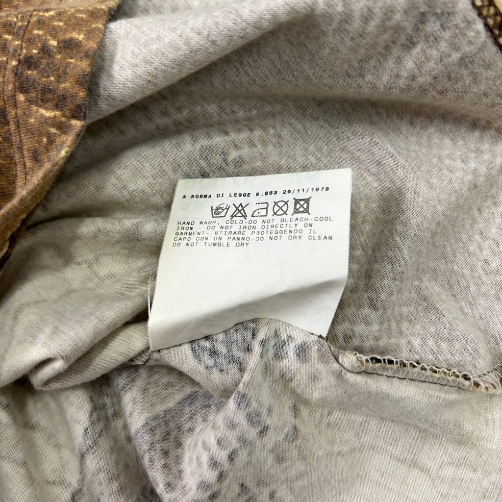 Just Cavalli Snake Print Three Quarter Sleeve T-Shirt