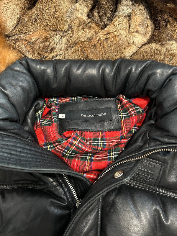 Dsquared2 Mega Hood Fur Bomber (XS)