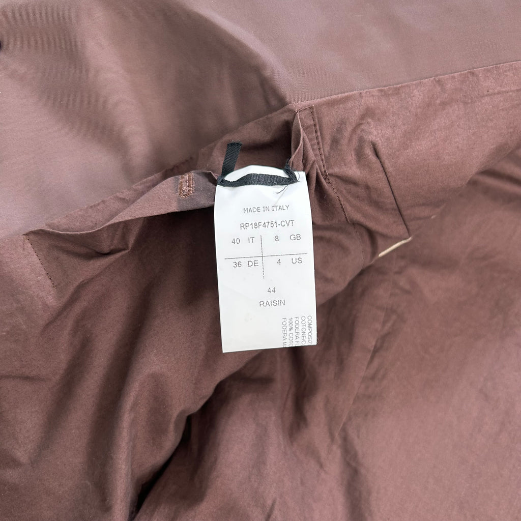 Rick Owens Sysiphus FW18 Nylon Burgundy Blazer