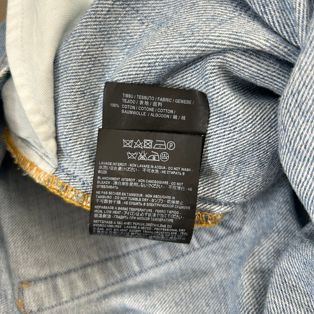 Saint Laurent D02 Blue Skinny Jeans