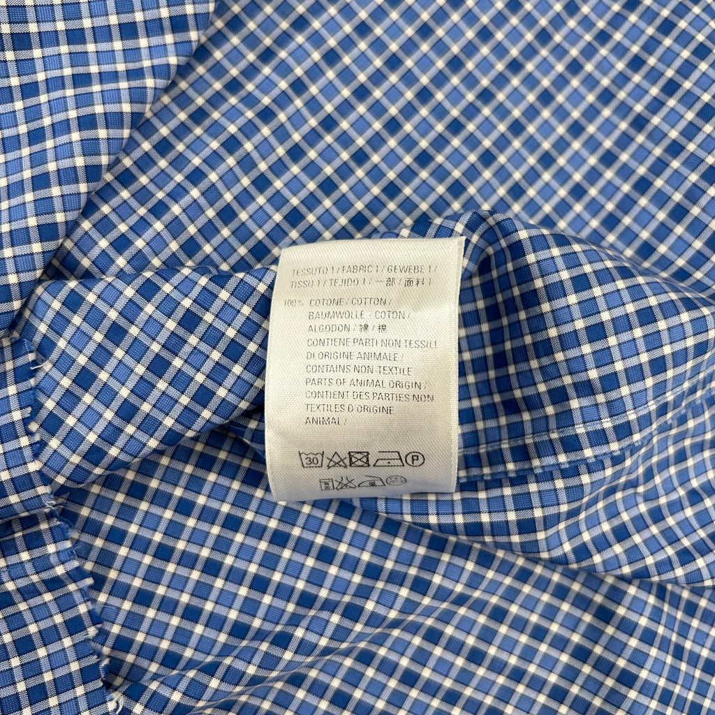 Balenciaga Hooded Checkered Shirt