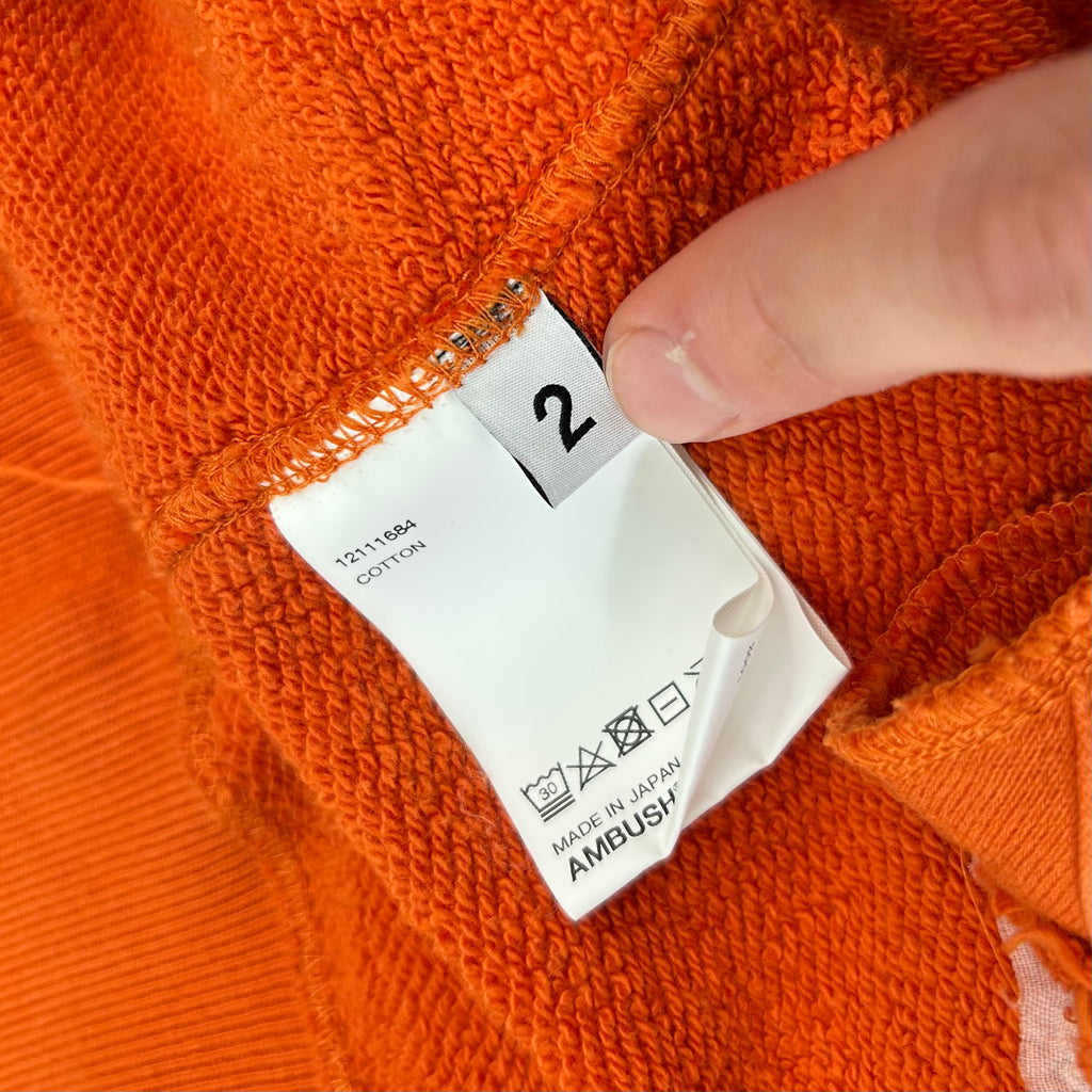 Ambush Mega Laces Orange Hoodie
