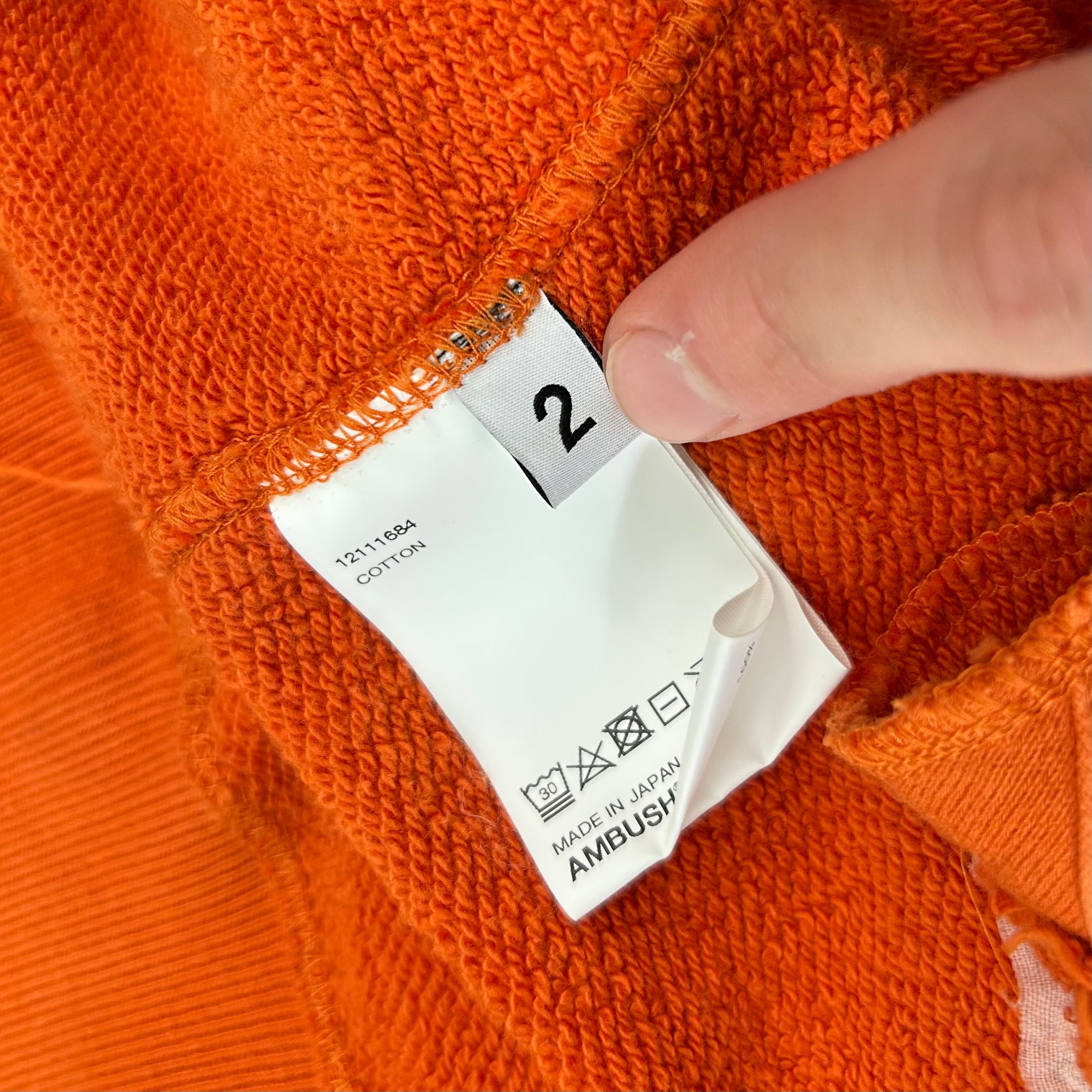 Ambush Mega Laces Orange Hoodie