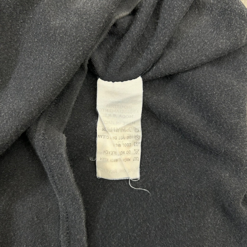 Moschino Vintage Grey Washed Graphic Polo