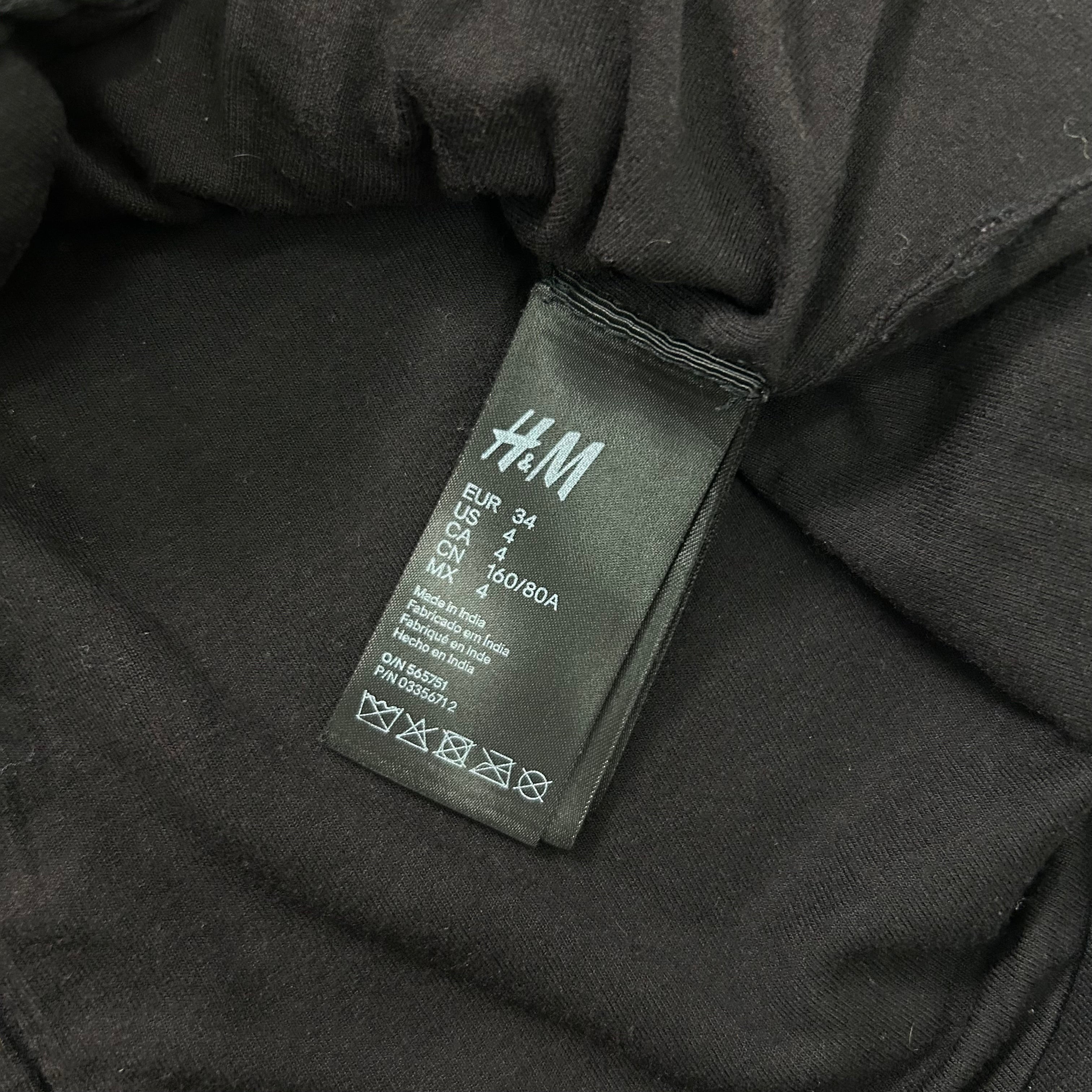 Balmain 2010s Naval Rock Black Sailor Style T-Shirt