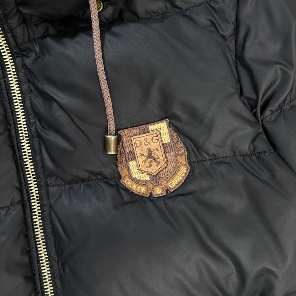 Dolce & Gabbana Navy Puffer Jacket