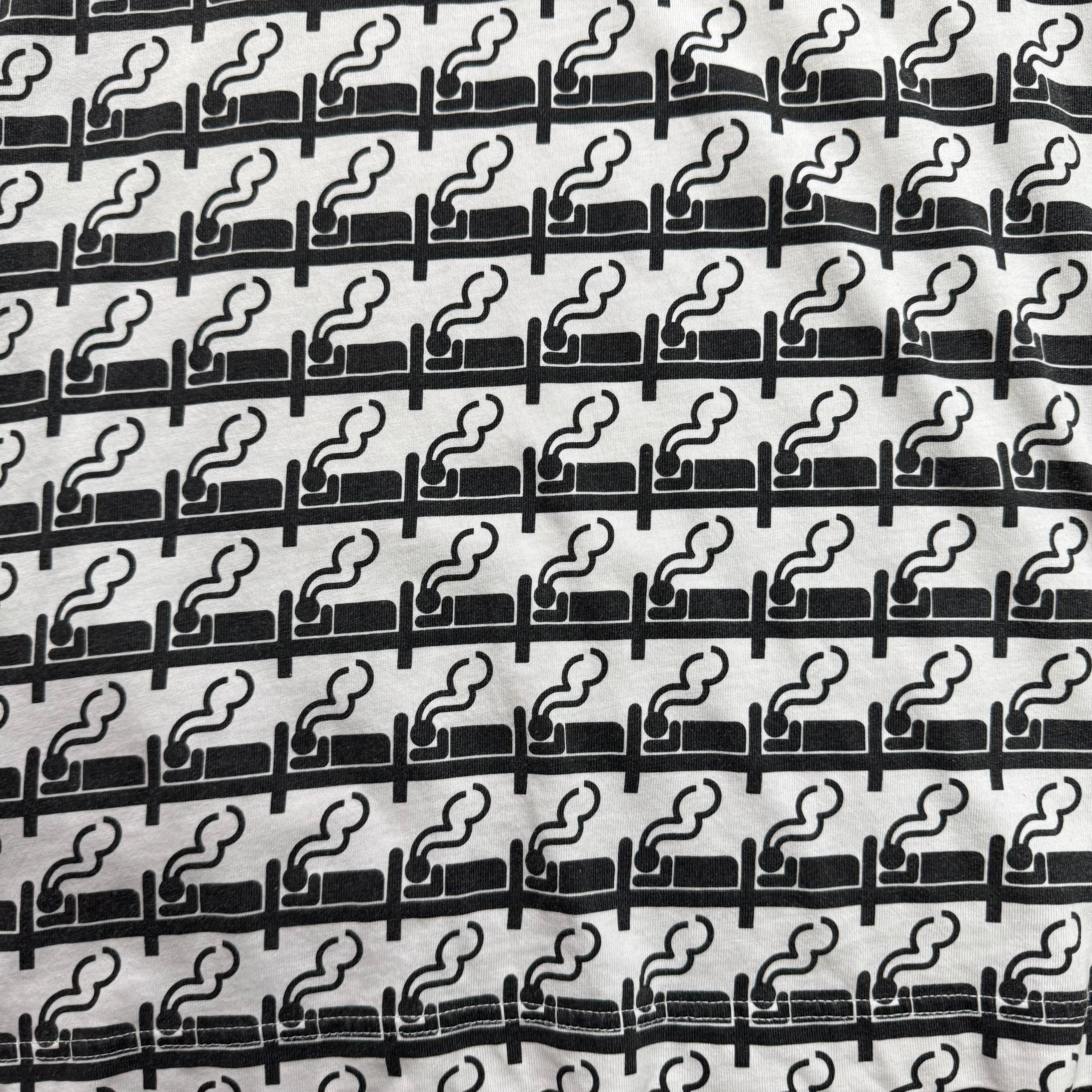 Comme des Garçons SHIRT Smoking Print Pocket T-Shirt