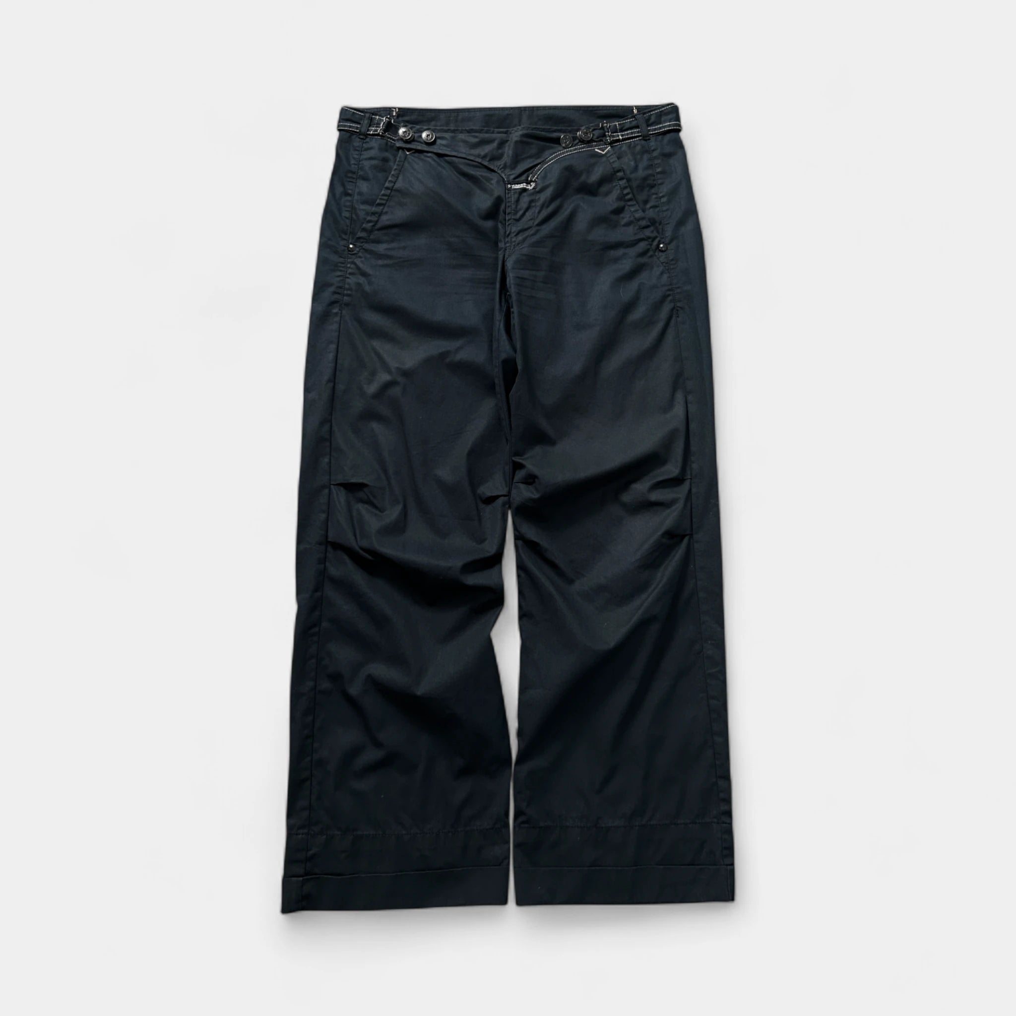 Marithé + François Girbaud Black Pants