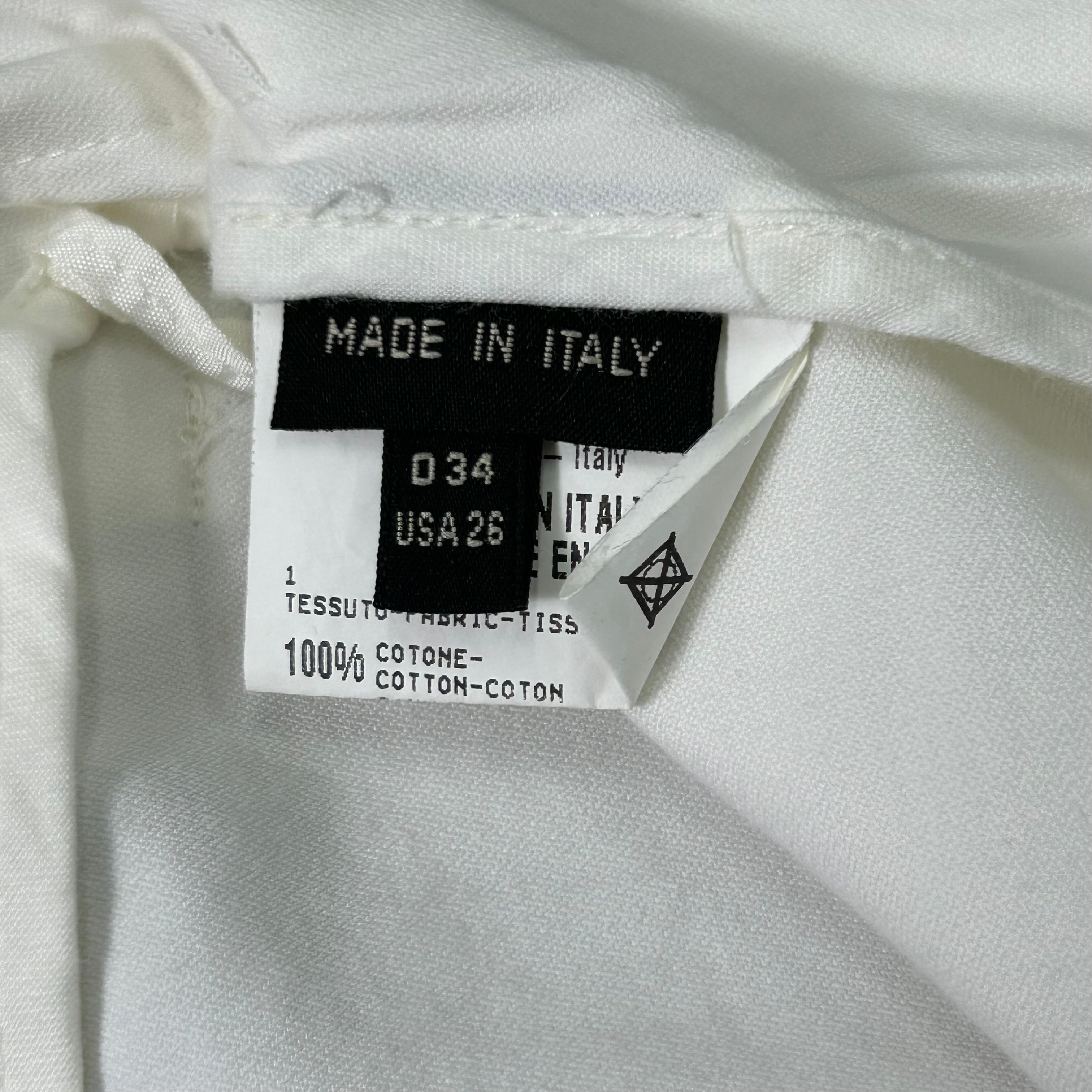 Marithé + François Girbaud White Flare Pants