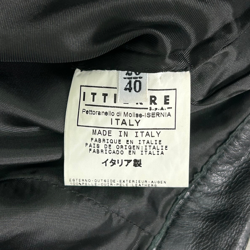 Dolce & Gabbana Wrinkled Black Leather Pants