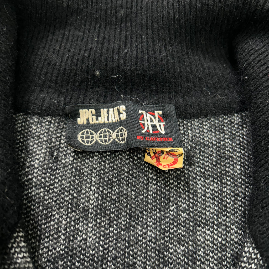 Jean Paul Gaultier 90s Textured Striped Knit Jacket