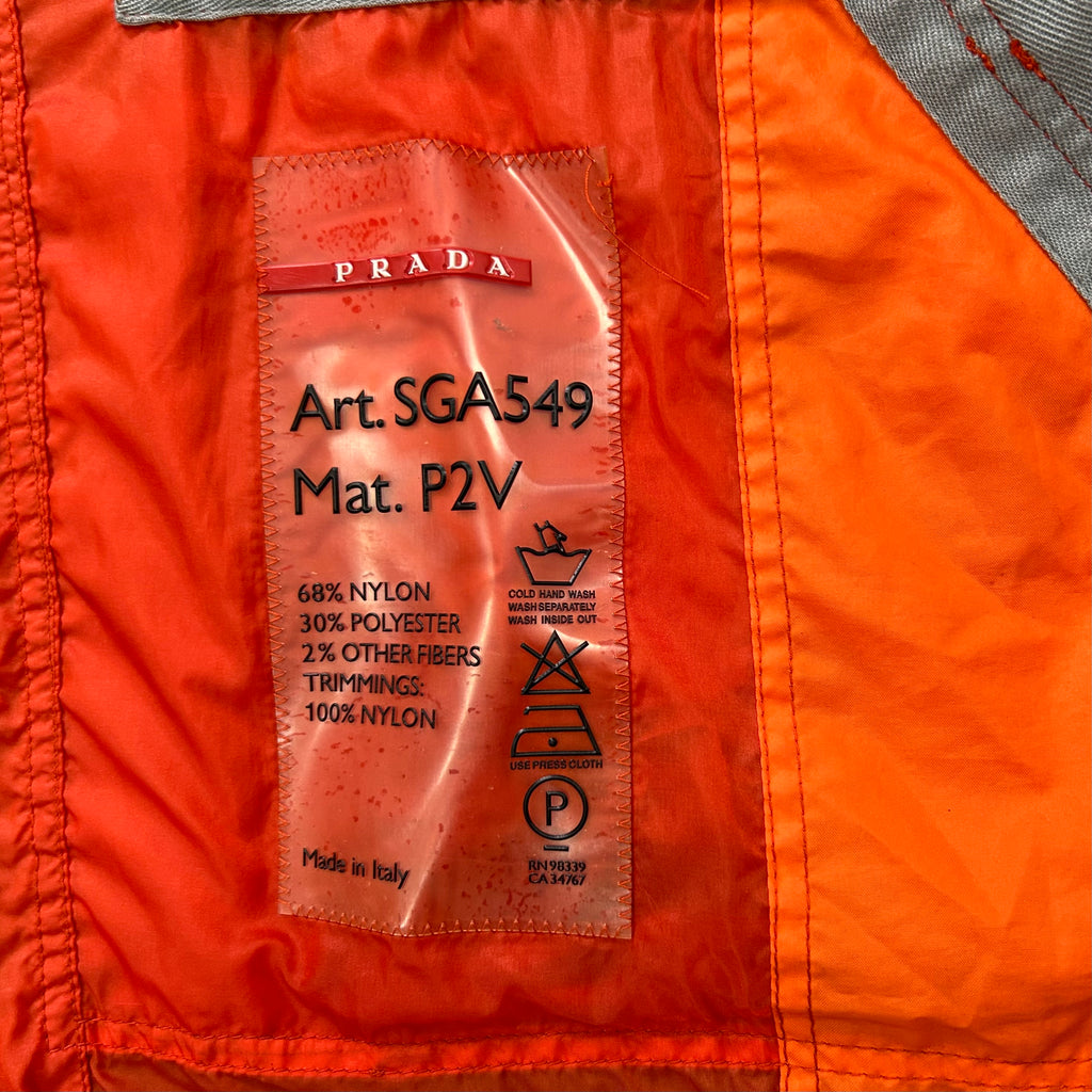 Prada Nylon Orange Light Jacket