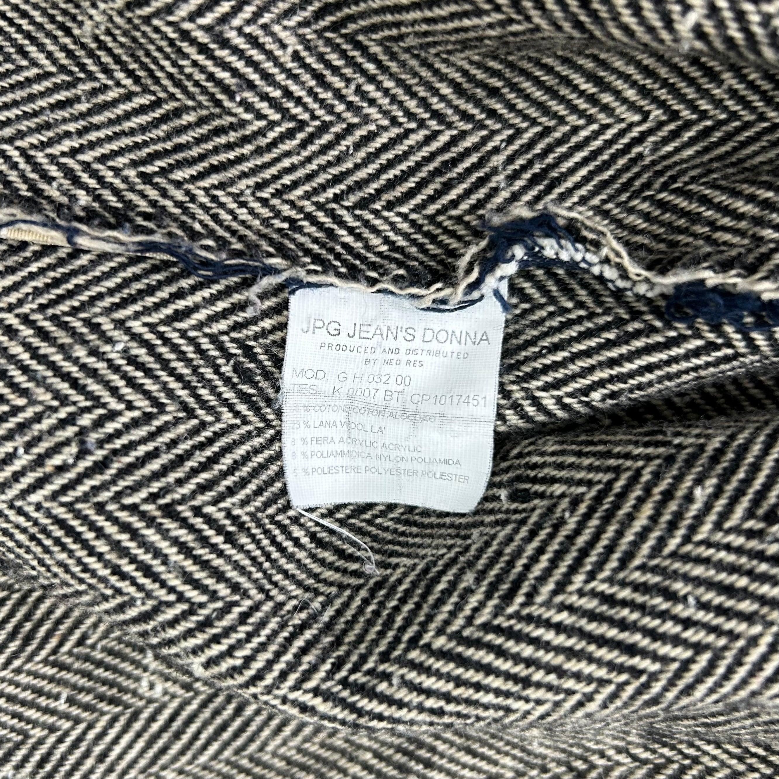 Jean Paul Gaultier 90's Denim Magnet Jacket