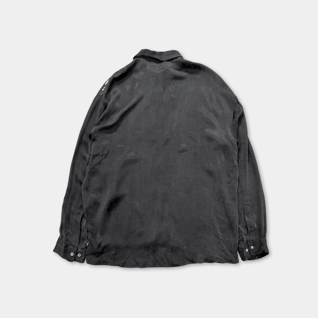 424 Military Uniform Trompe L'oeil Button-Up Shirt