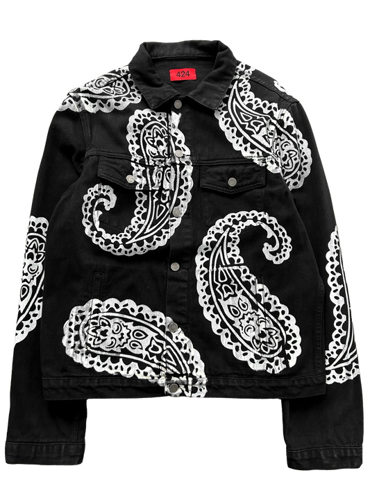 424 Bandana Denim Jacket