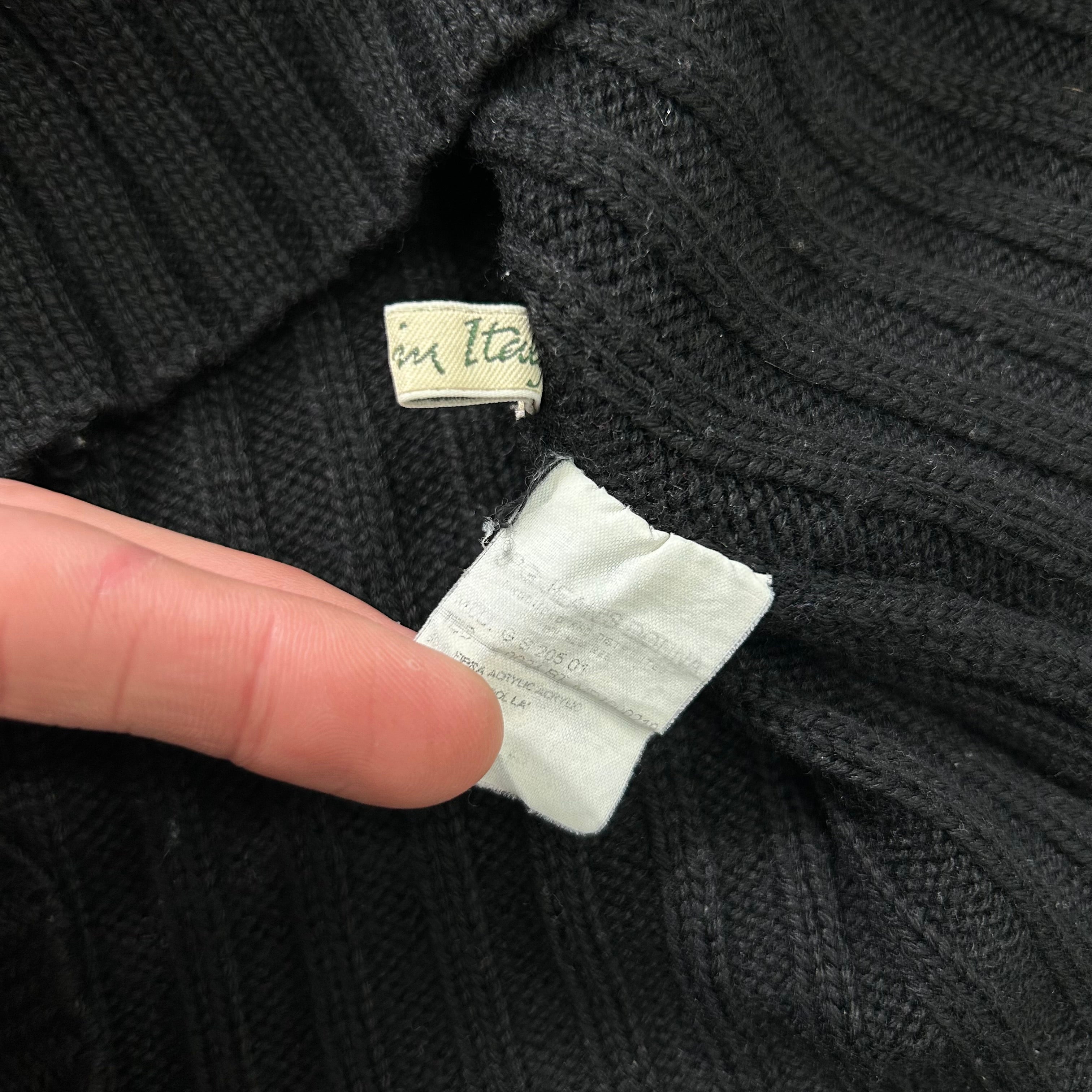 Jean Paul Gaultier 2000s Linear Knit Skull Appliqué Turtleneck