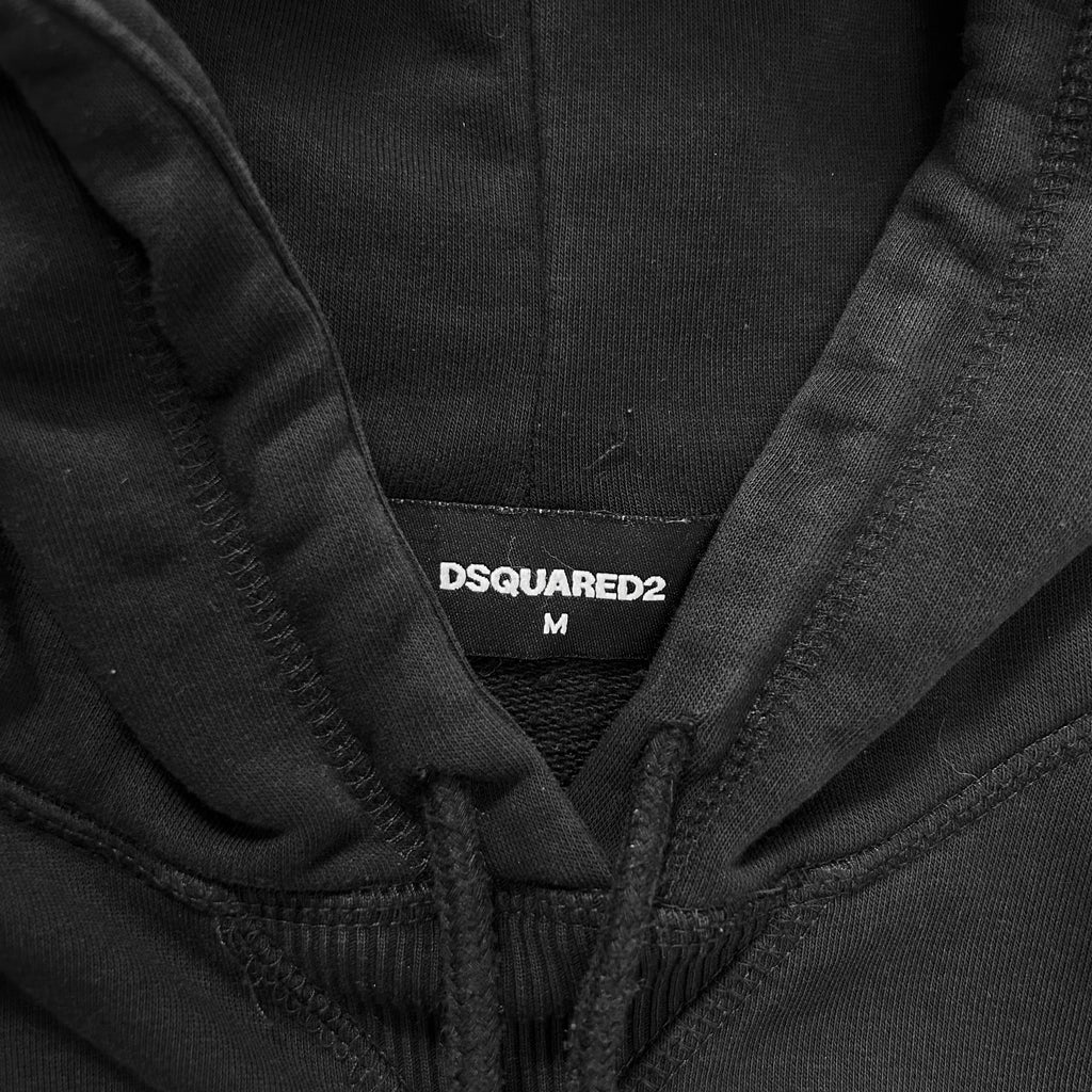 Dsquared2 Western Graphic Black Hoodie
