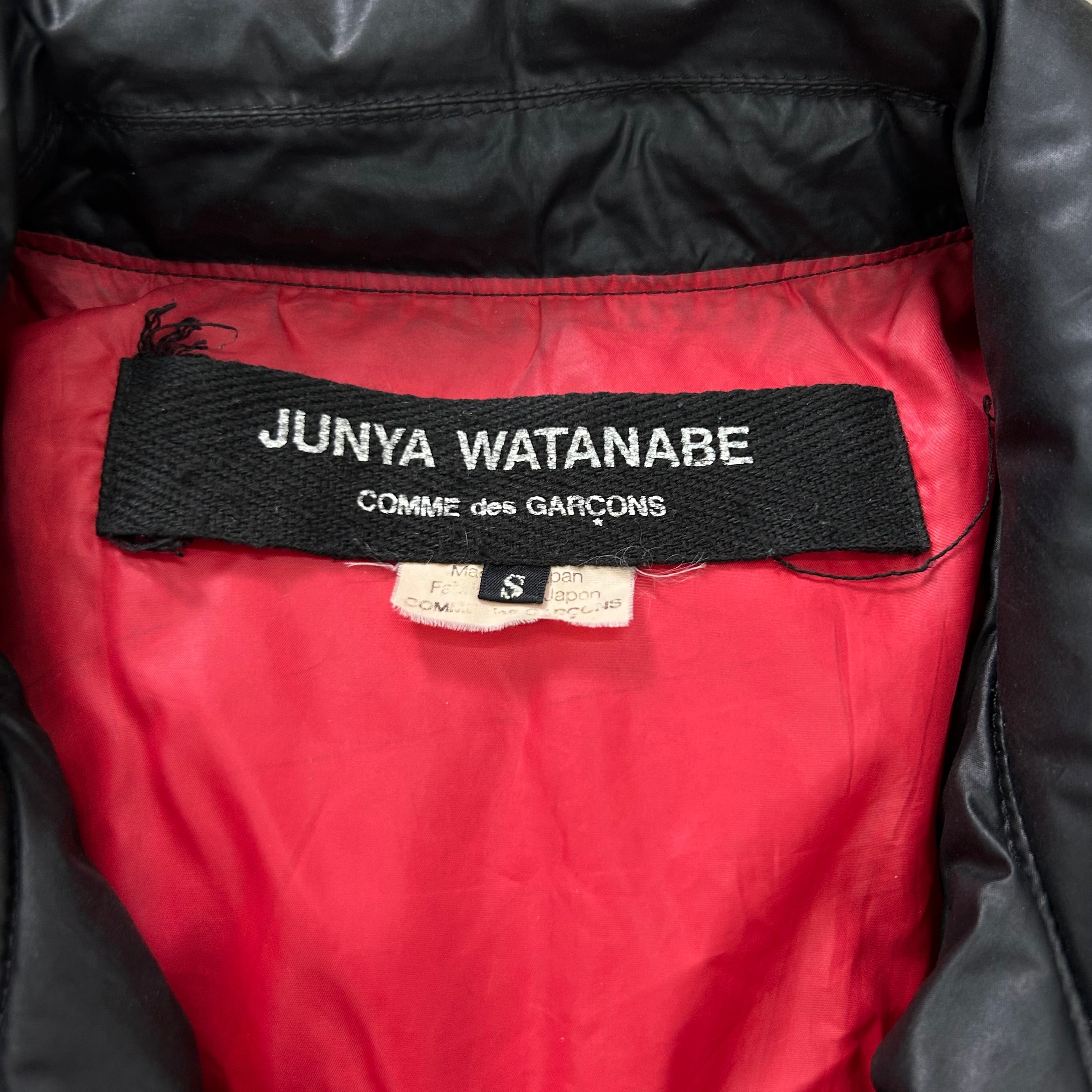 Junya Watanabe Quilted Black Biker Puff Jacket