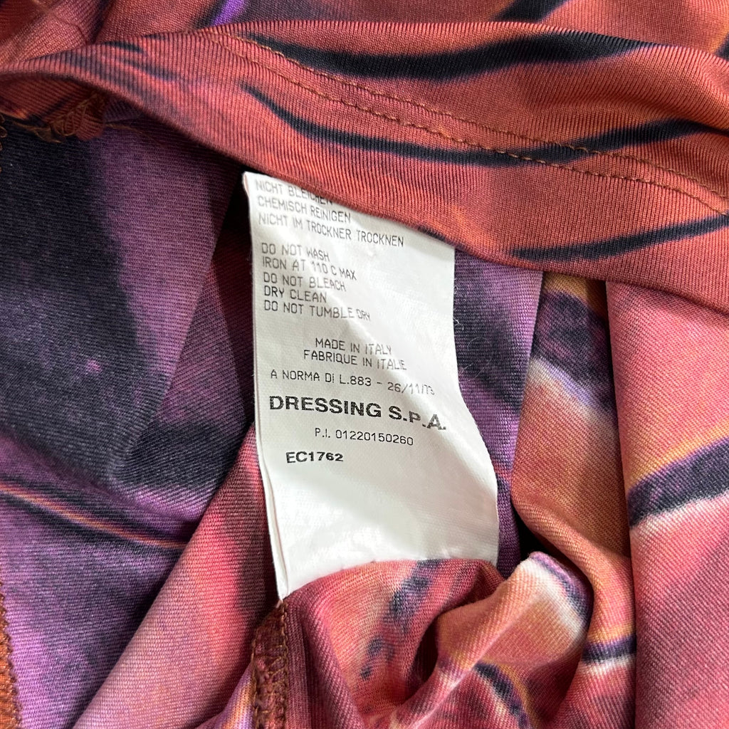Roberto Cavalli Class 2000s Psychedelic Print Longsleeve