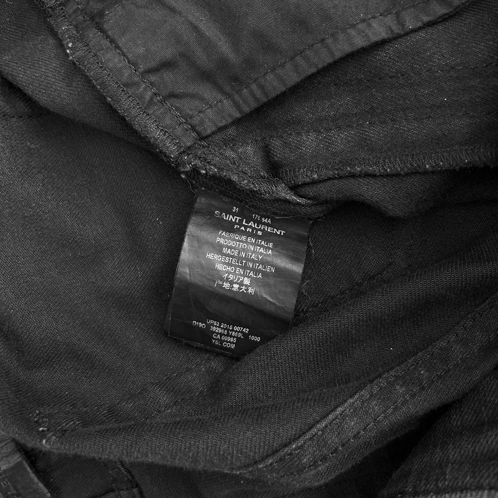 Saint Laurent 2015 Five-Zipper Skinny Pants