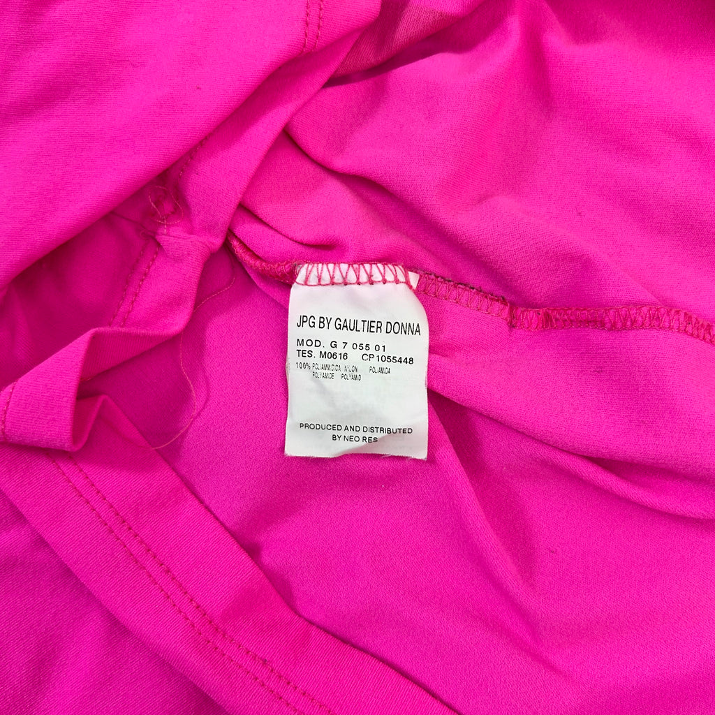 Jean Paul Gaultier 2000's Fluor Pink Stretch Longsleeve