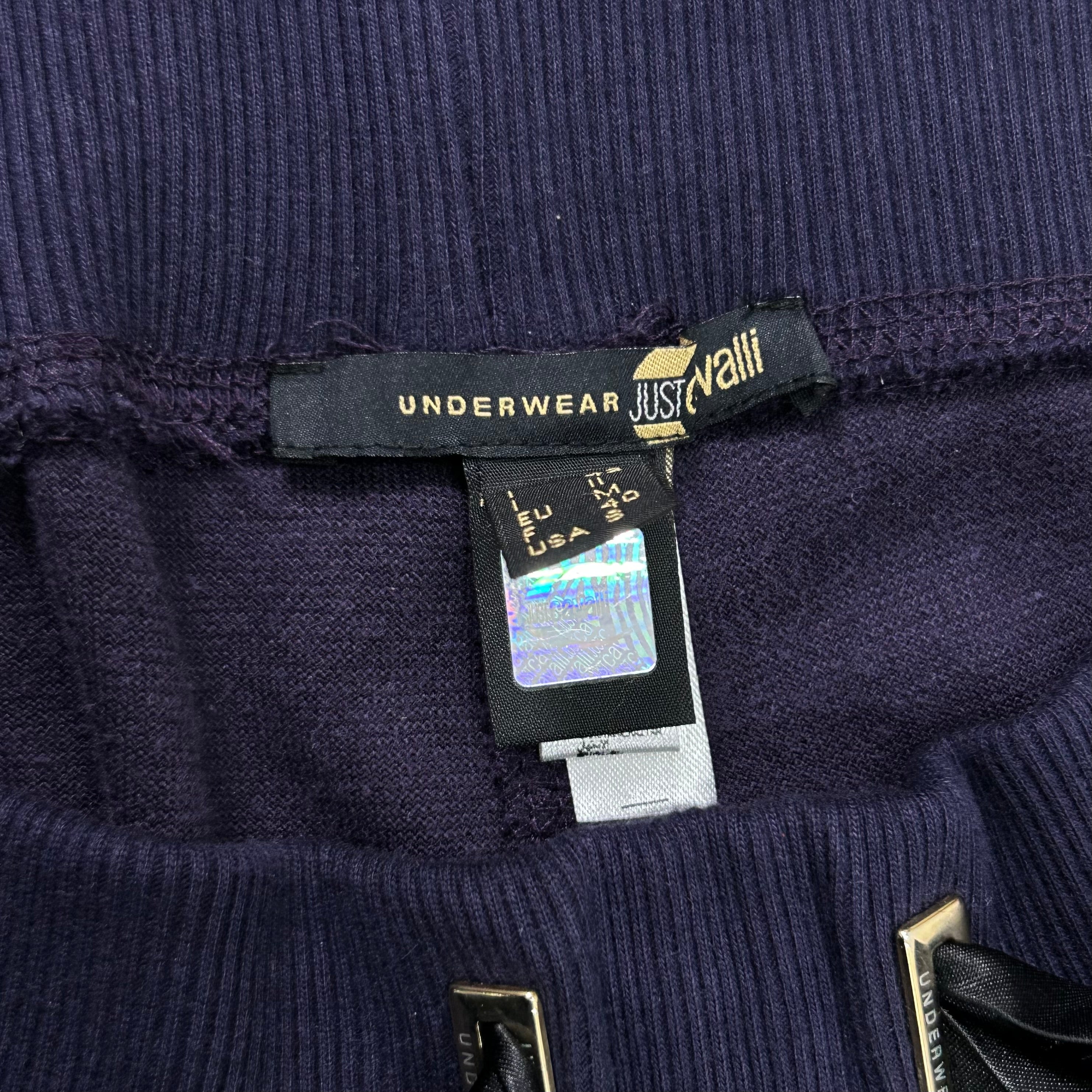 Just Cavalli Purple Velour Two-Piece Set
