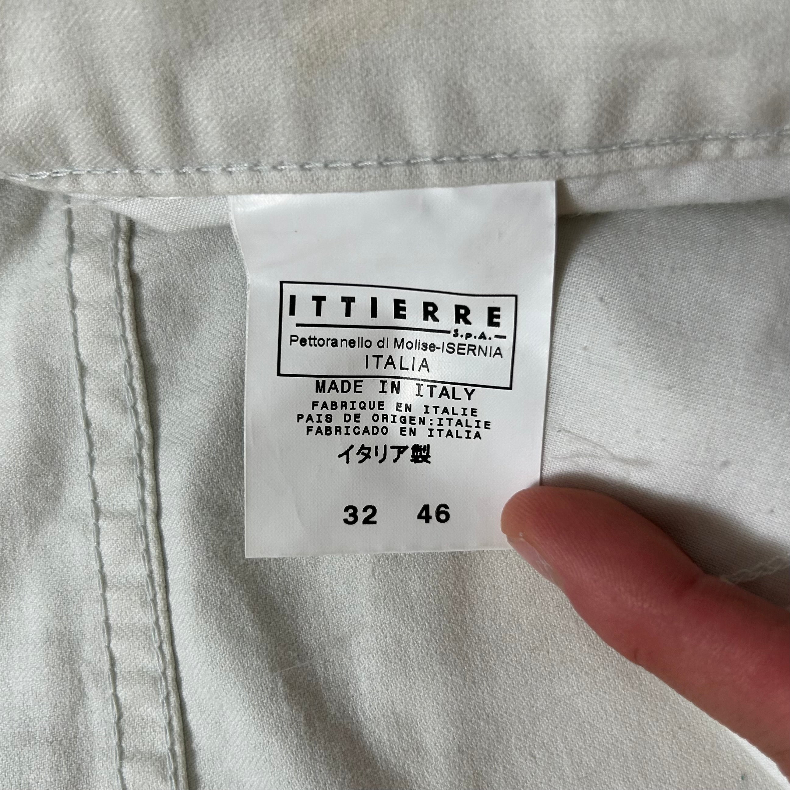 Just Cavalli Flared White Cotton Pants