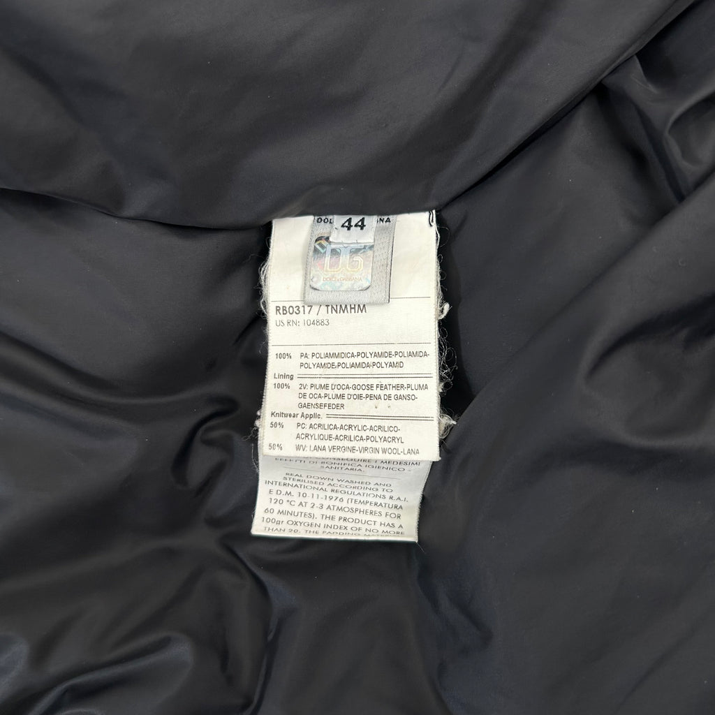 Dolce & Gabbana Navy Puffer Jacket