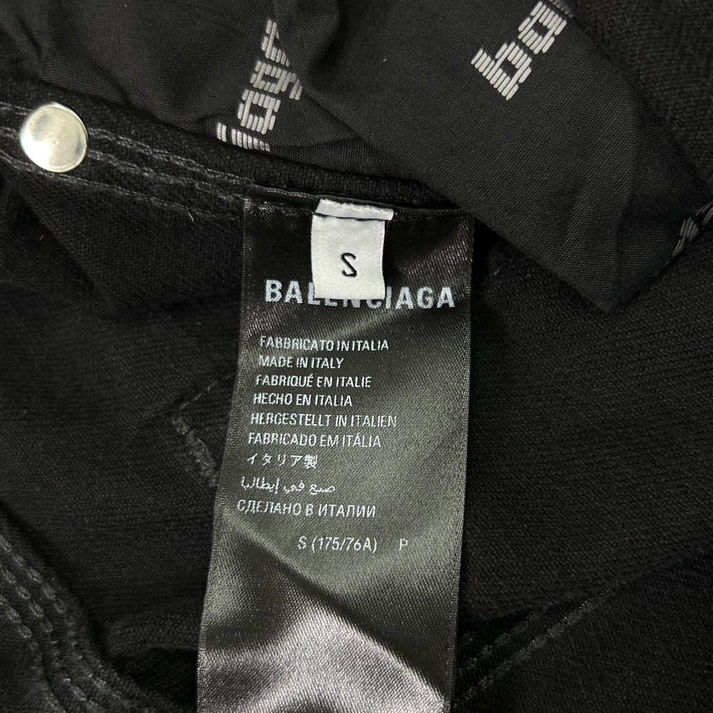 Balenciaga Runway FW25 Ripped Off Double Knee Carpenter Pants