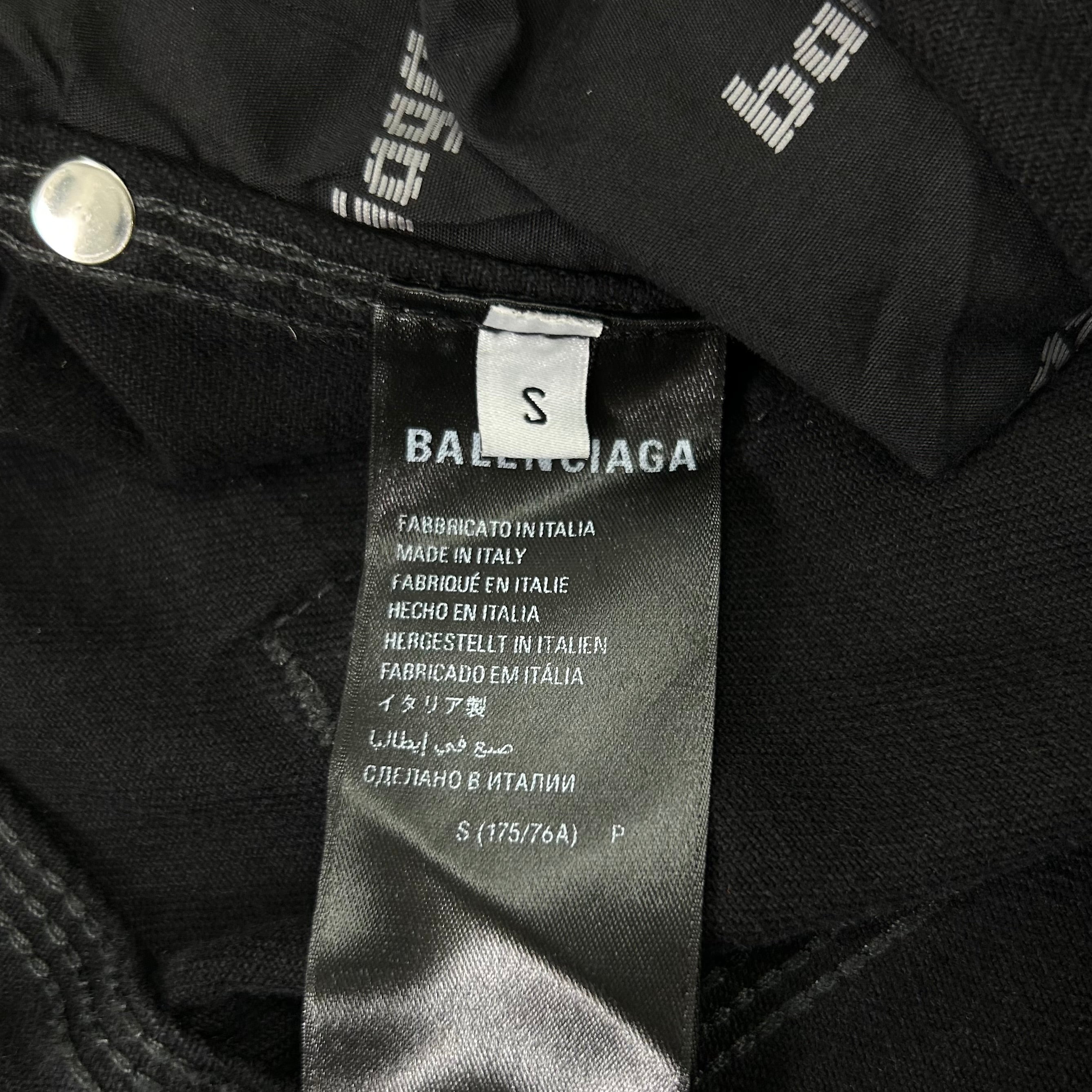 Balenciaga Runway FW25 Ripped Off Double Knee Carpenter Pants