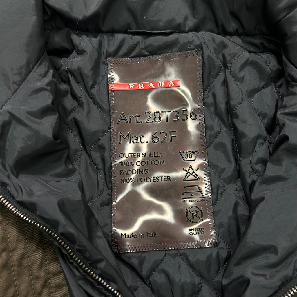 Prada Kimono Double Layer Green Jacket