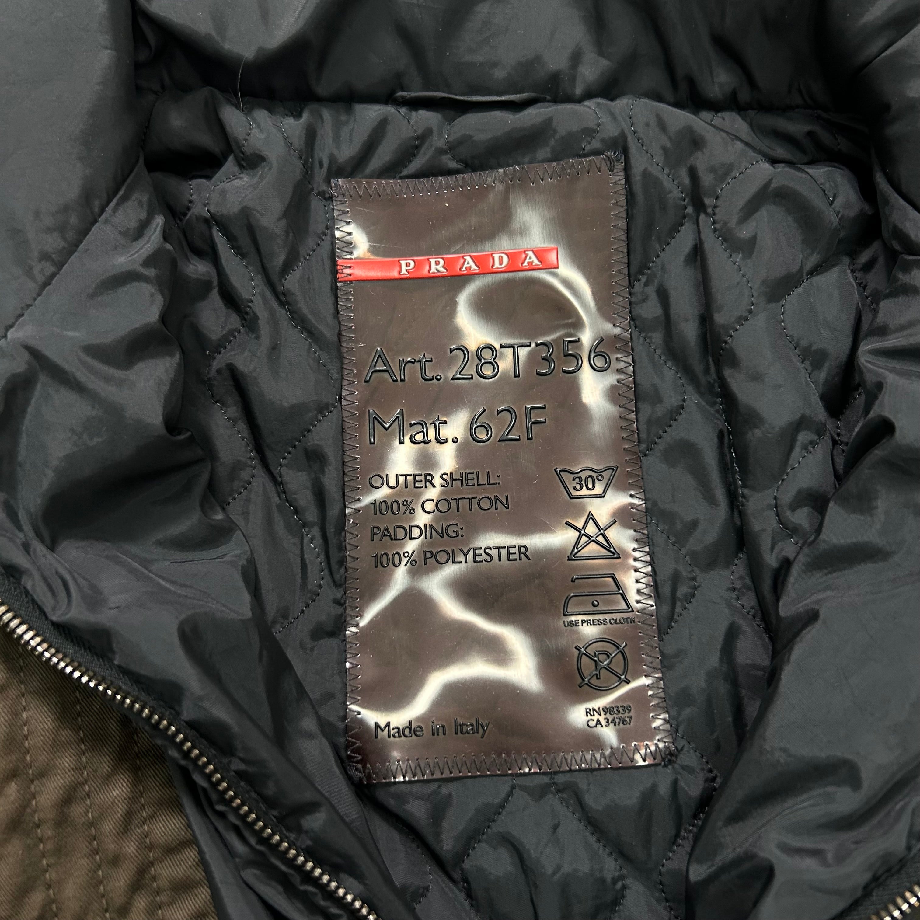 Prada Kimono Double Layer Green Jacket