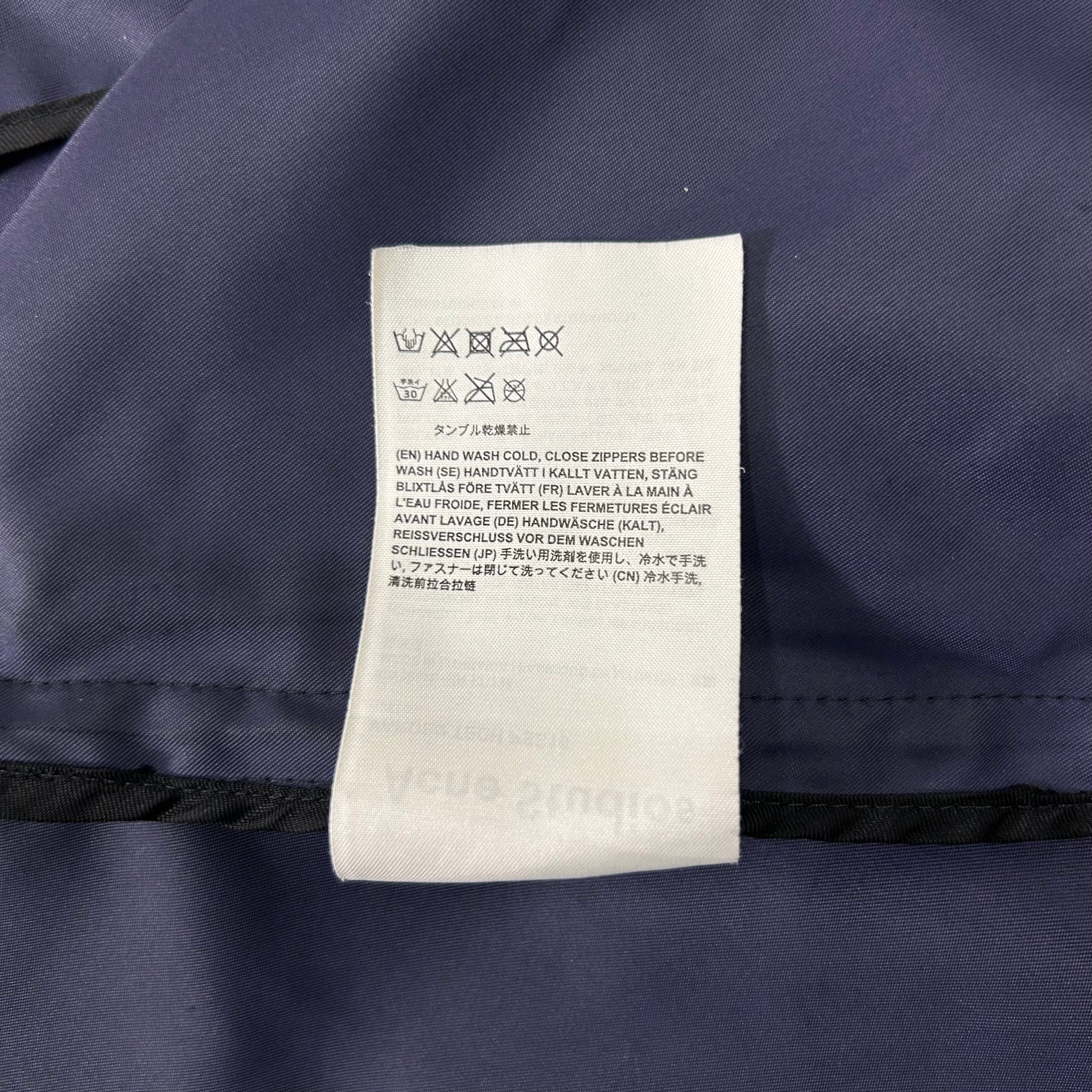 Acne Studios Black Nylon Bomber Jacket