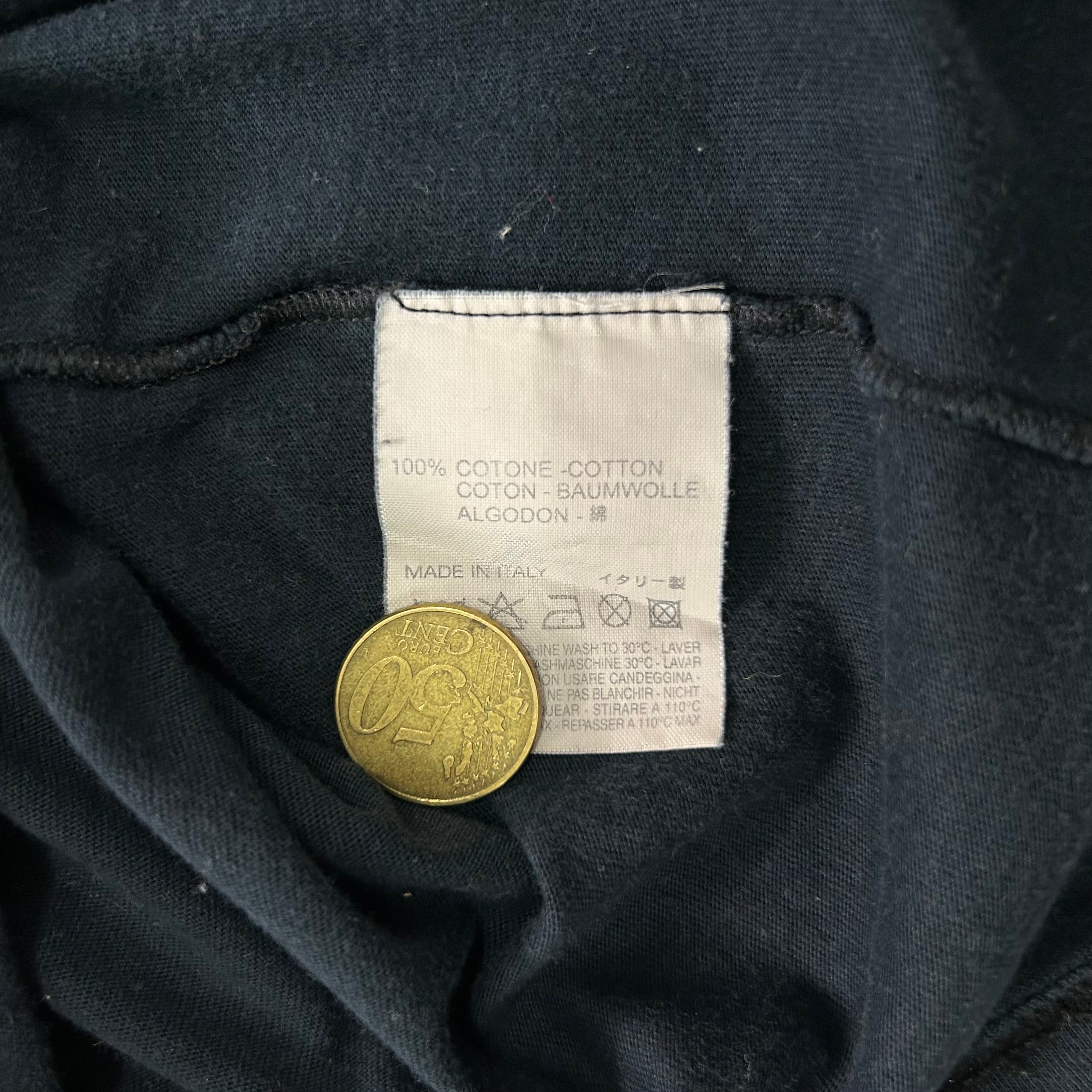 Dsquared2 00s "Jesus Walks With Me" Navy T-Shirt